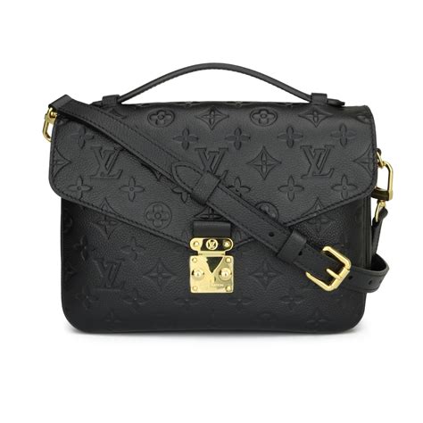 louis vuitton black bag pochette metis|LV Pochette Metis: Luxury Monogram Handbag .